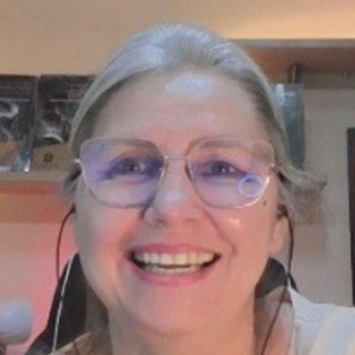 Mari Zanotto conduzindo o encontro ao vivo
